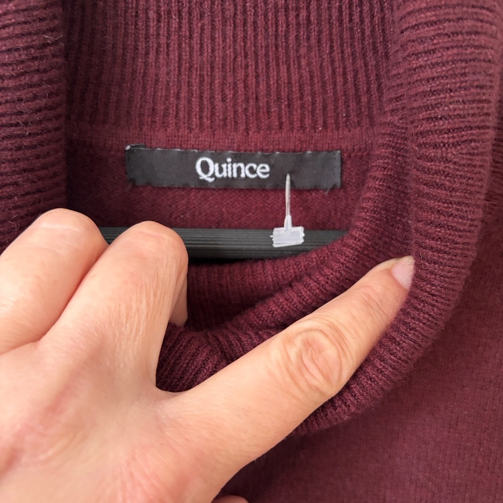 Quince 100% Cashmere Turtleneck Sweater - Picture 5 of 6